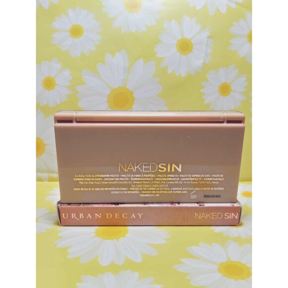 URBAN DECAY Naked Mini Eyeshadow Palette NAKED SIN New In Box 6 Eyeshadows - Picture 3 of 12